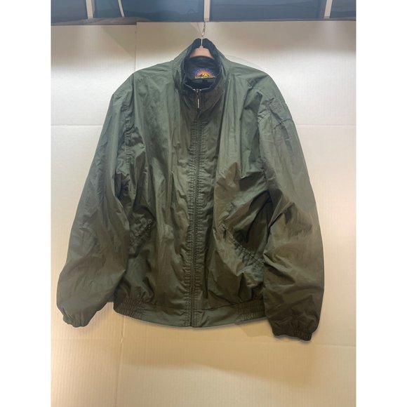 Sun mountain performance outerwear size large hunter green zipper up - Picture 8 of 16